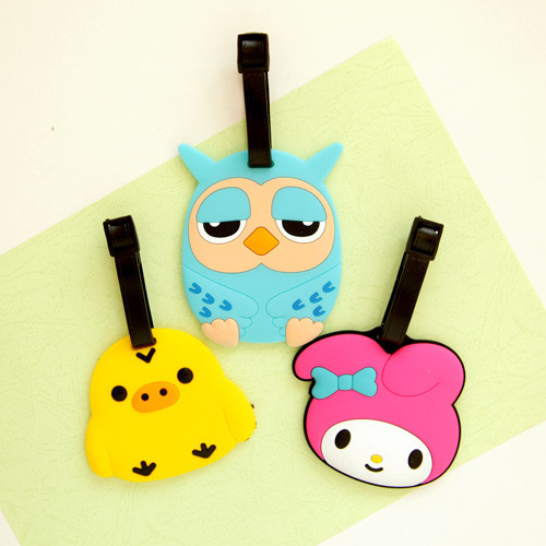 2018 Custom 3D soft silicone luggage tag/ rubber bag tag/ pvc luggage tag custom airplane