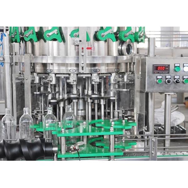 Rinsing Filling Glass Bottle Alcoholic Carbonated Beer Can Filler Machine