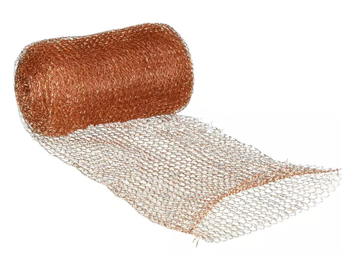 OEM Pure Copper Wire Mesh 35cm Width 30m Miter Pest / Rodent Control