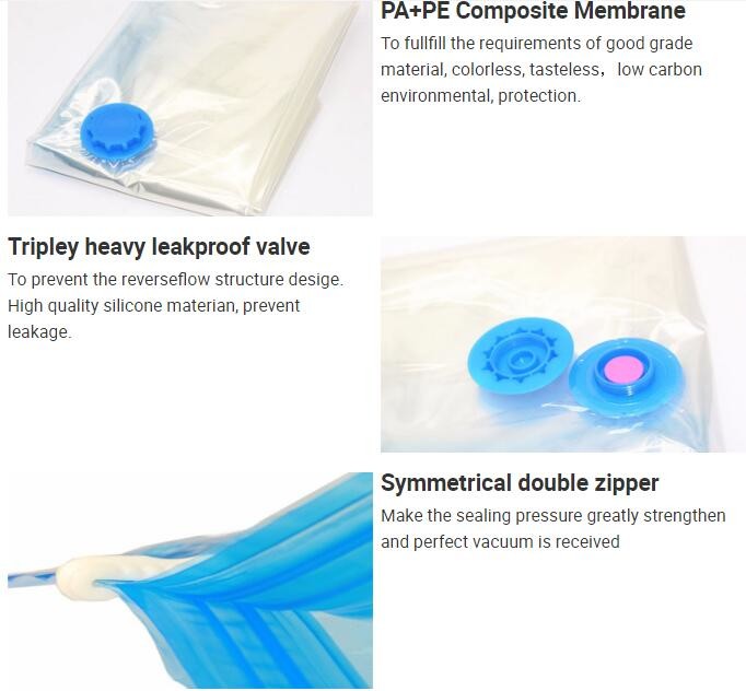 zipper travelling bag, zipper storage pocket, zipper fresh protection package, vacuum storage bags for travel, bagplasti