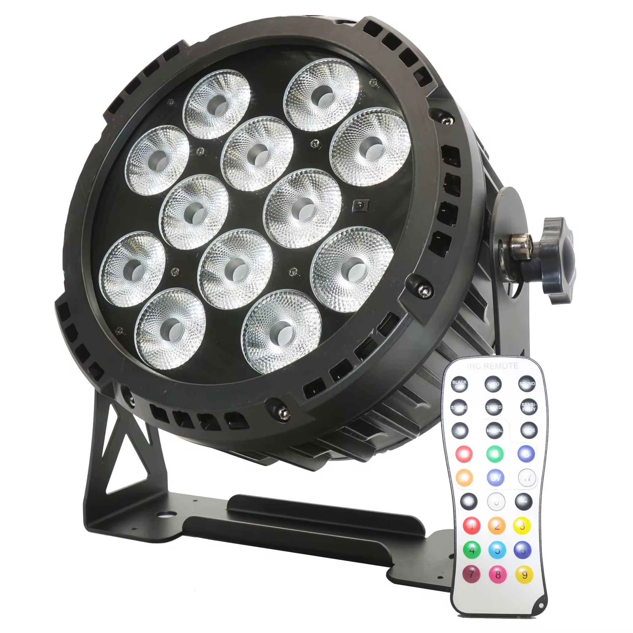 12x18w RGBWEV UA 6in1 Led Par Can Light IP66 DMX512 For Outdoor