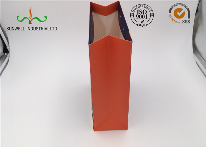 Customize Coated Fold Able Printed Paper Bags For Luxury Gift , Paper Shopping Bags
