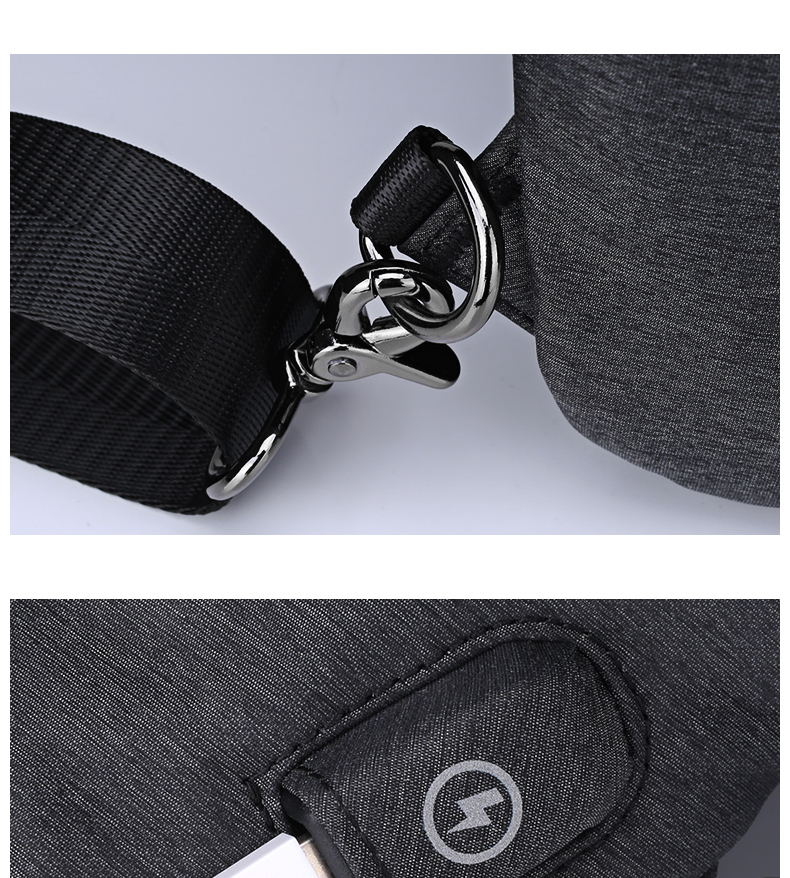 Rainproof Mens Large Sling Bag Cool Sling Bags For Guys Boys OEM / ODM Available