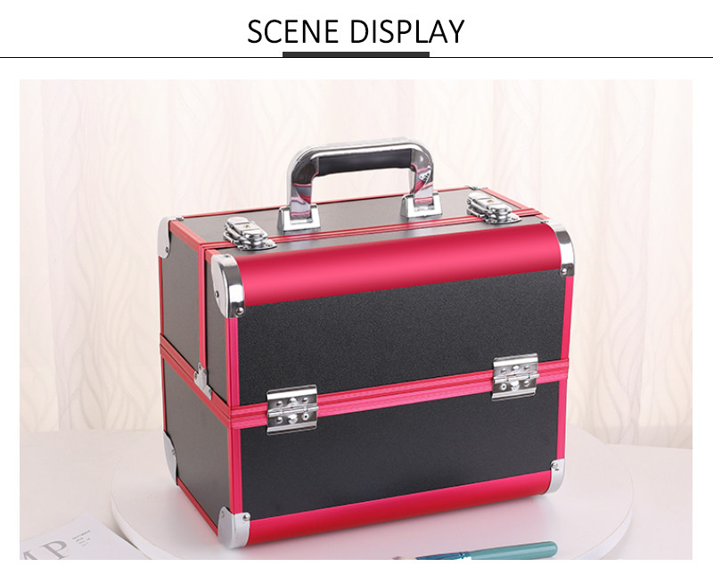 shockproof Multi Compartment Cosmetic Make Up Case