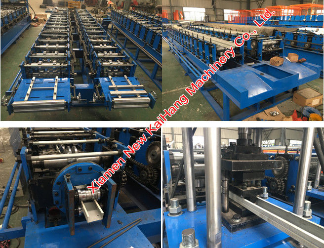 Twin Rows Roof Panel Roll Forming Machine 5T Weight For Ridge Cap Panel