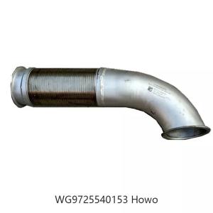 China Wg9725540153 HOWO Truck Parts Bent Exhaust Pipe Stainless Steel on sale