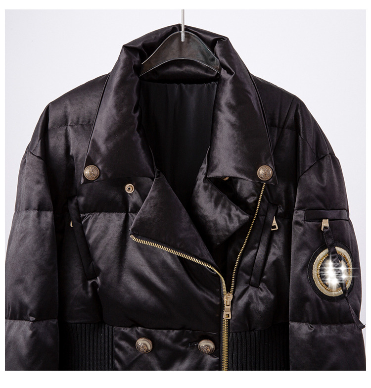 2020 Fashion Green Jacket Coat Women Waterproof Loose Coat Padded Short Jackets And Coats
