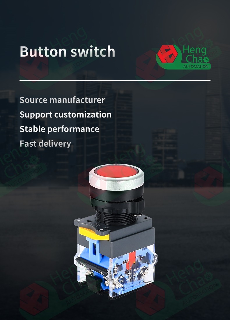 Filter Making Machine Button Switch 10A Self Reset Button Switch