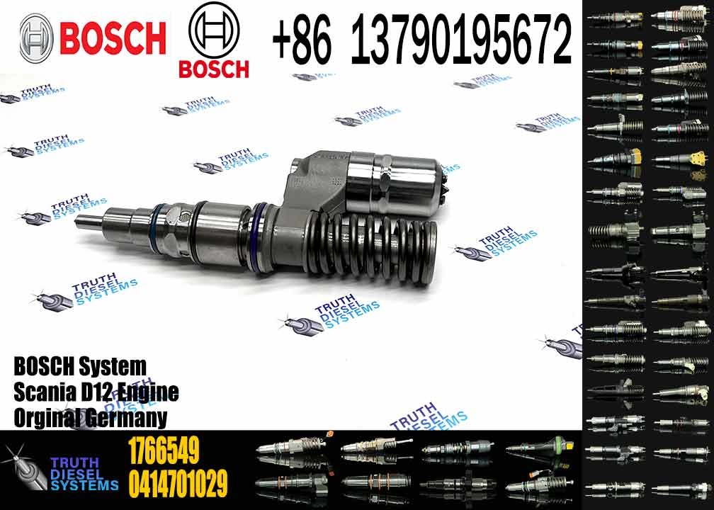 ELIC Excavator 0414701037 0414701062 1766549 Engine Common Rail Fuel Injector