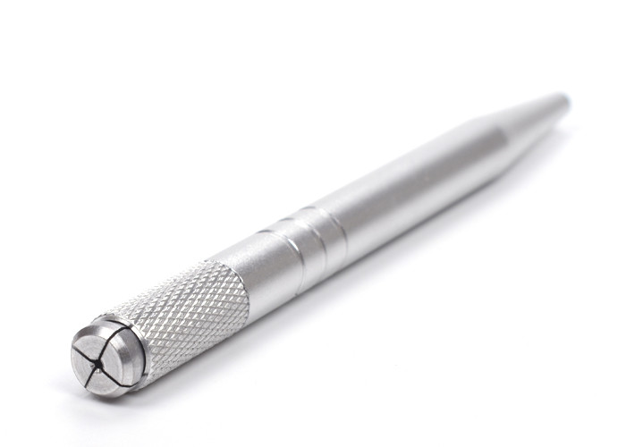 Platinum Microblading Tattoo Eyebrow Pen for Permanent Make Up Light Weight Design with Lock pin Tech