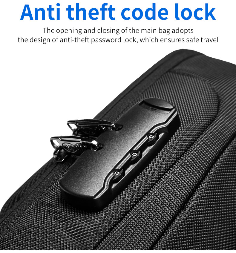 Factory wholesale custom logo business multifunctional waterproof anti theft sling bag men's chest bag