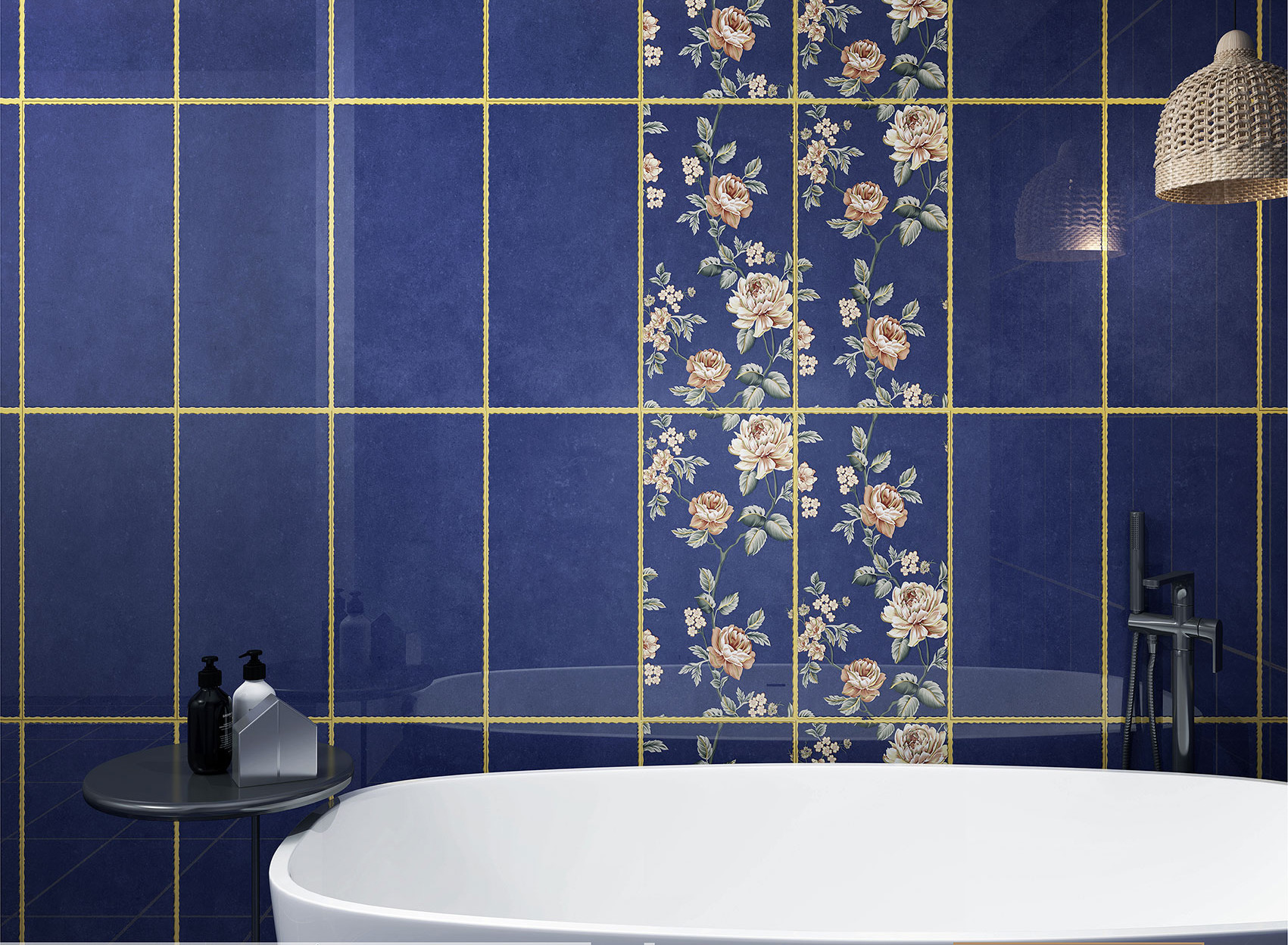 Antibacterial Mirror Surface 30x60cm Indoor Wall Retro Ceramic Tiles For Decor