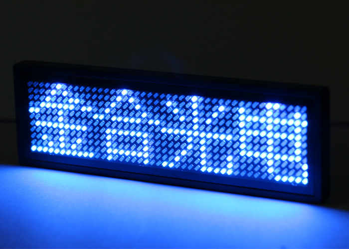 Mini LED Name Badge Display Screen / 1.8 mm small led signs indoor