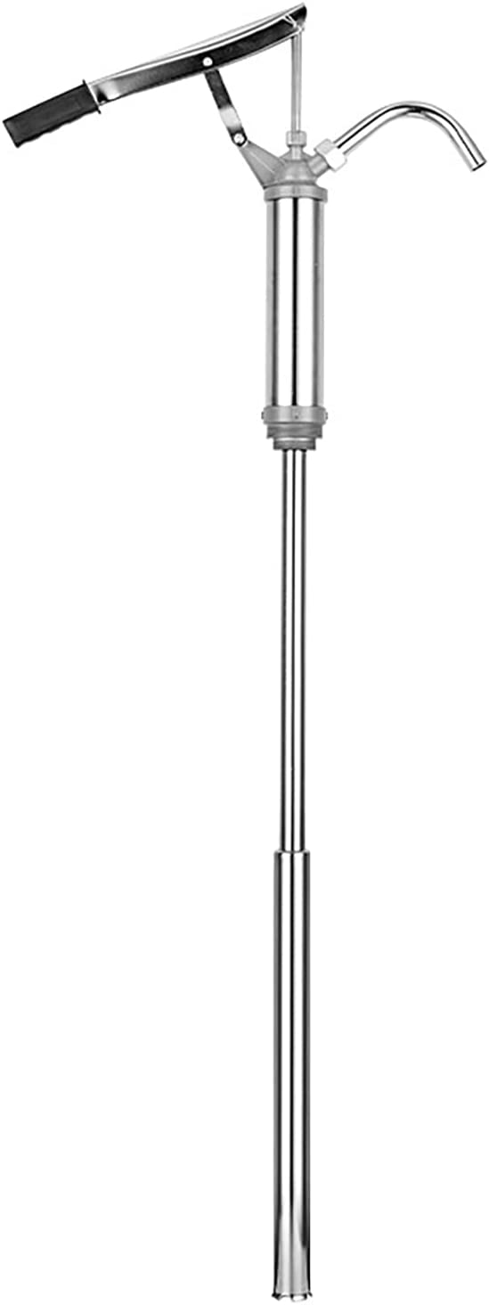 AA4C Oil Barrel Pump Hand Operated Lever Action Drum Pump With Telescoping Suction Tube Oil Lubrication 3000H
