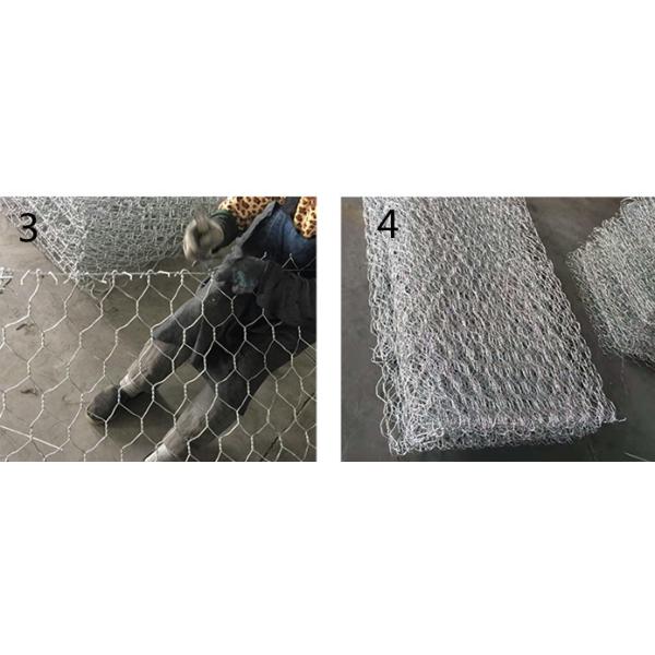 Heavy Galvanized Rock Filled 2x1x1m Weaving Gabion Steel Mesh