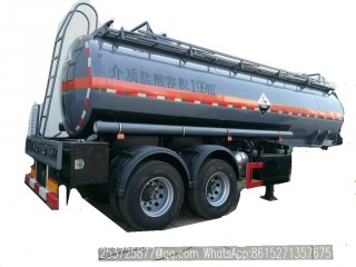 Hydrochloric acid tank semitrailer 2axles 19900Liters,22400liters,23800liters