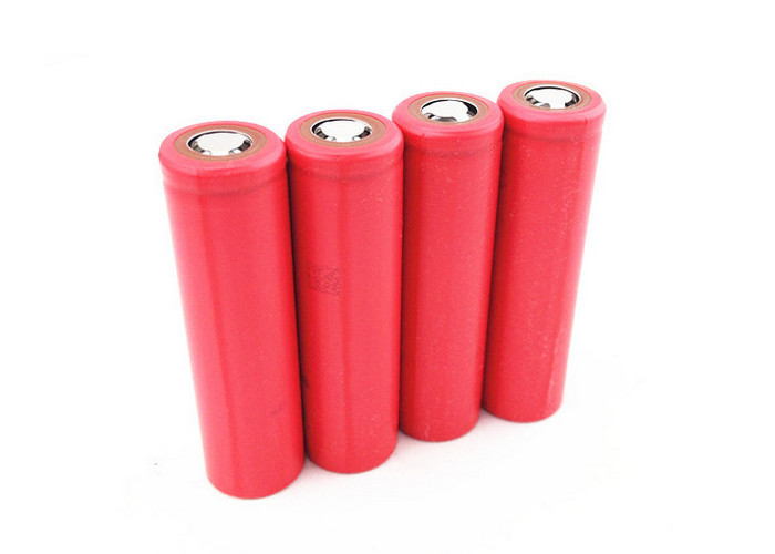 Red 18650 Lithium Ion Cells 3500mah 3.6V 10A , Ebike Battery Cells Eco Friendly