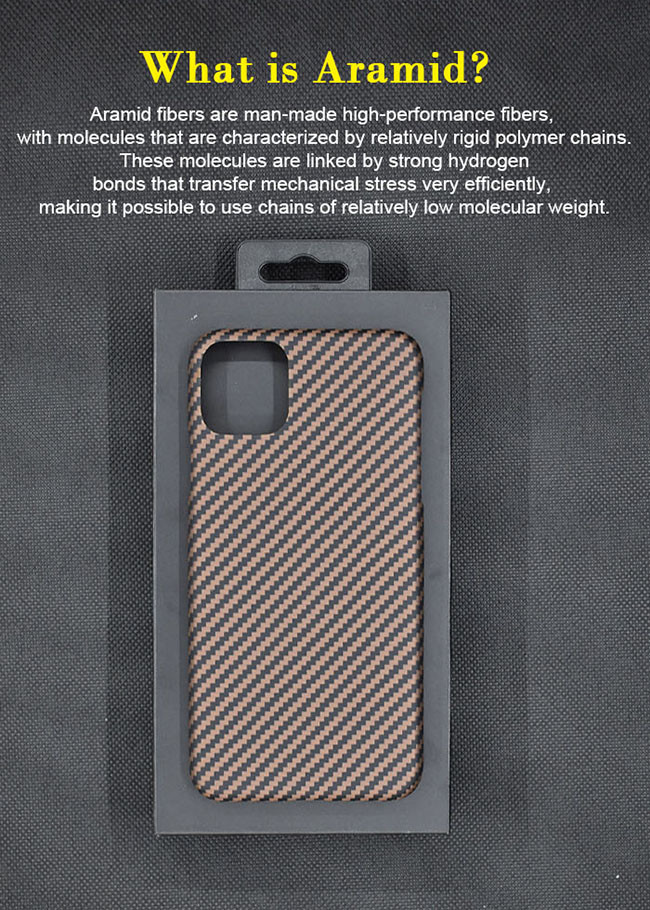 3D Touch Shockproof Aramid iPhone Case For iPhone 11 Pro Max