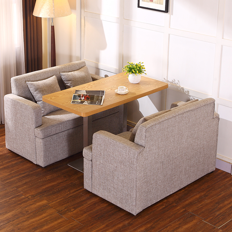 29.5" Solid Wood Dining Table And 6 Chairs Sofa Coffee Shop