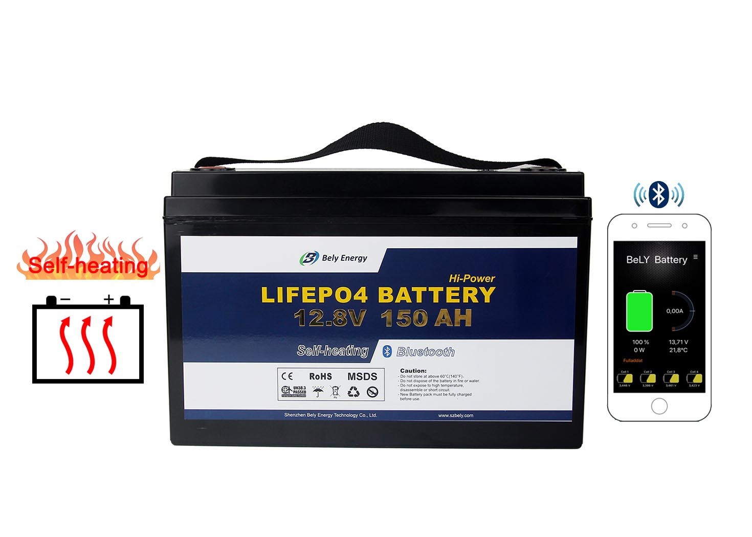 12V 150Ah Golf Cart Lithium Battery