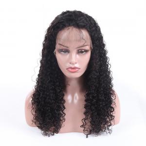 China Genuine 100 Percent Human Hair Lace Wigs Jerry Curl No Synthetic Hair on sale