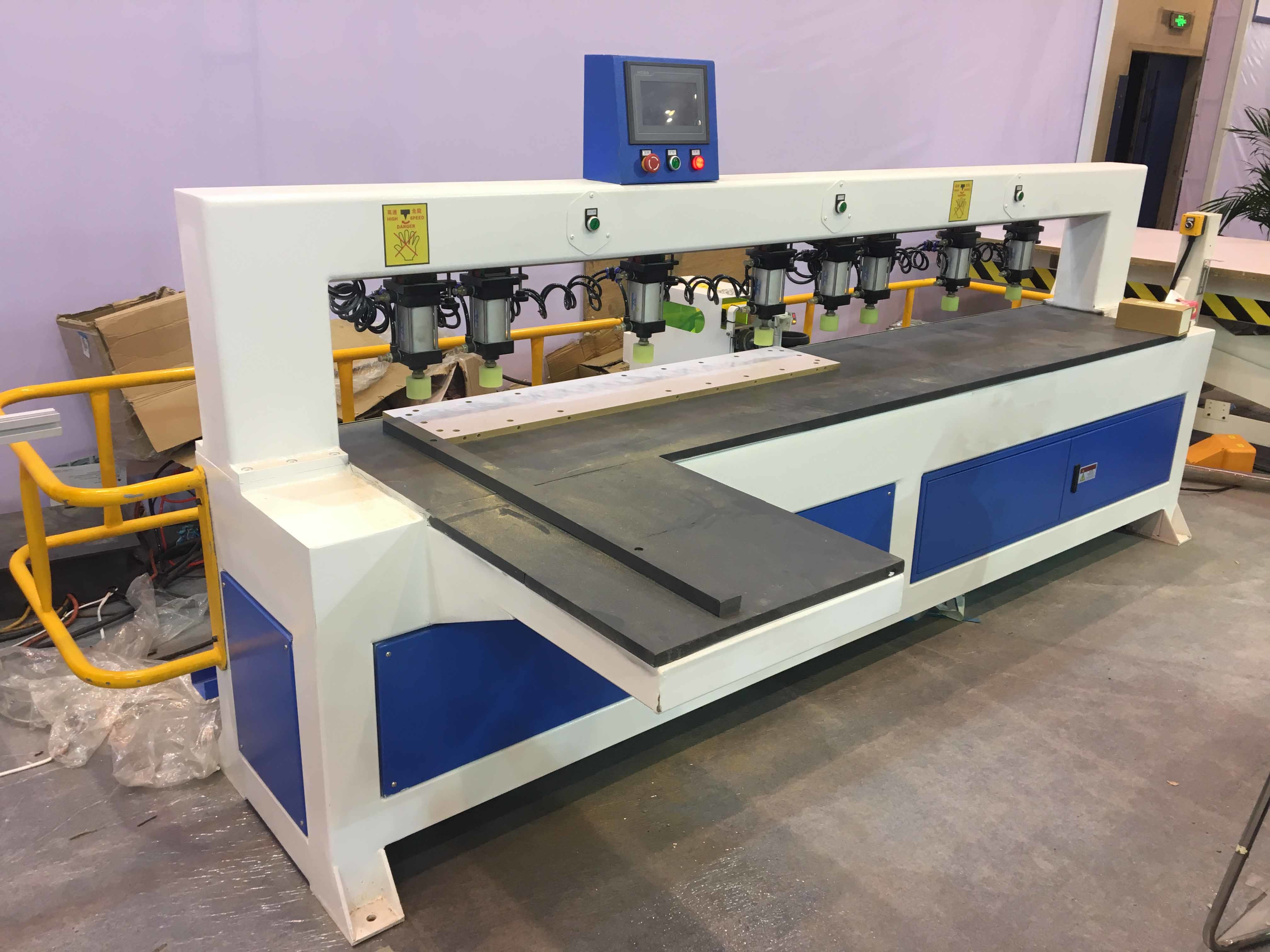 computer full automatic horizontal side hole drilling machine laser location drilling machine