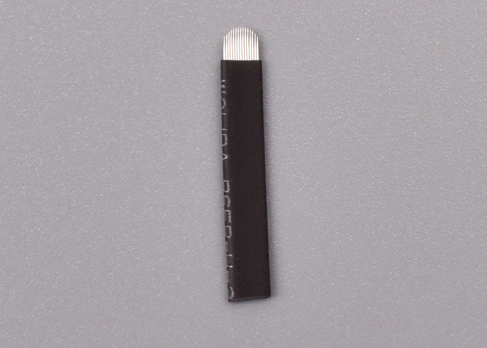 Eyebrow Tattoo Nano 0.18mm 18 U Shape PMU Microblading Blade Medical Acupuncture Stainless Steel Needle