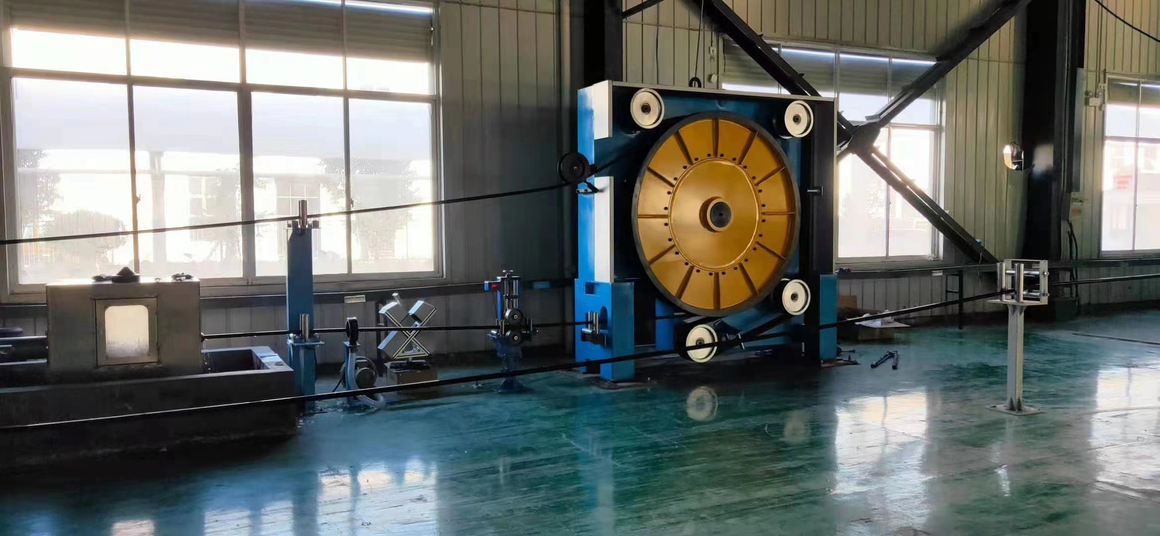 110Kv CCV Machine 3 Layer Co Extrusion Line For XLPE Cable / Power Cable 240 Square Mm