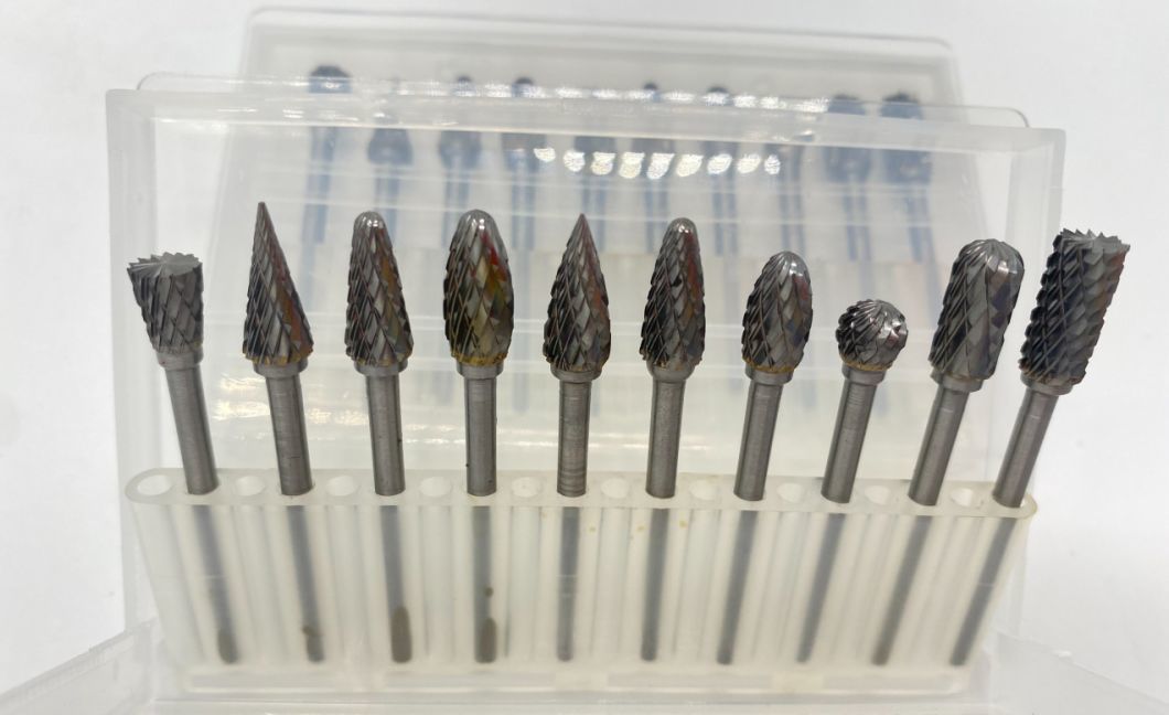 Factory Price Metal Wood Die Grinder Bits Rotary Bur File Carving Drill Tungsten Carbide Rotary Burr Cutting Tool Carbide Burr