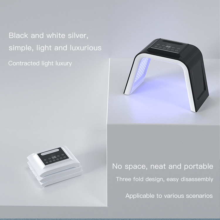 7 Color LED Therapy Light Skin Rejuvenation Equipment PDT Photon Facial Lamp Skin Care Mask Whitening Beauty Device