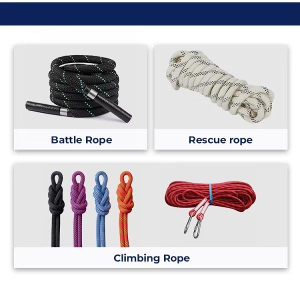 Long Rope Towing Winch Mobile Portable High Load Rescue Towing Rope ODM