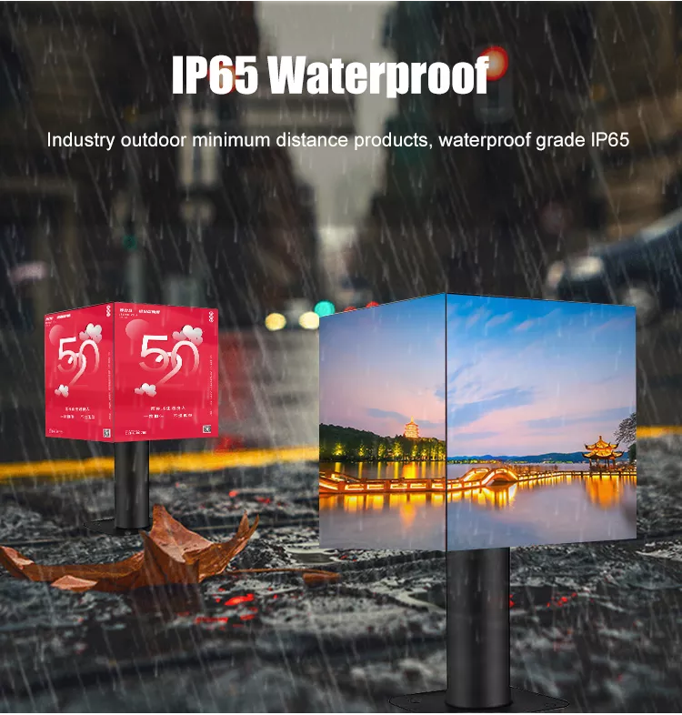 Cube LED Display Outdoor Waterproof 3D Video Rubik's Cube LED Display P2 P2.5 P3 P3.91 P4