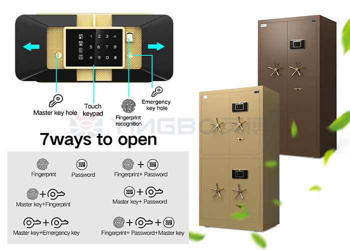 YB/DK-180 Heavy Vault Door For Security Double Doors And Four Doors