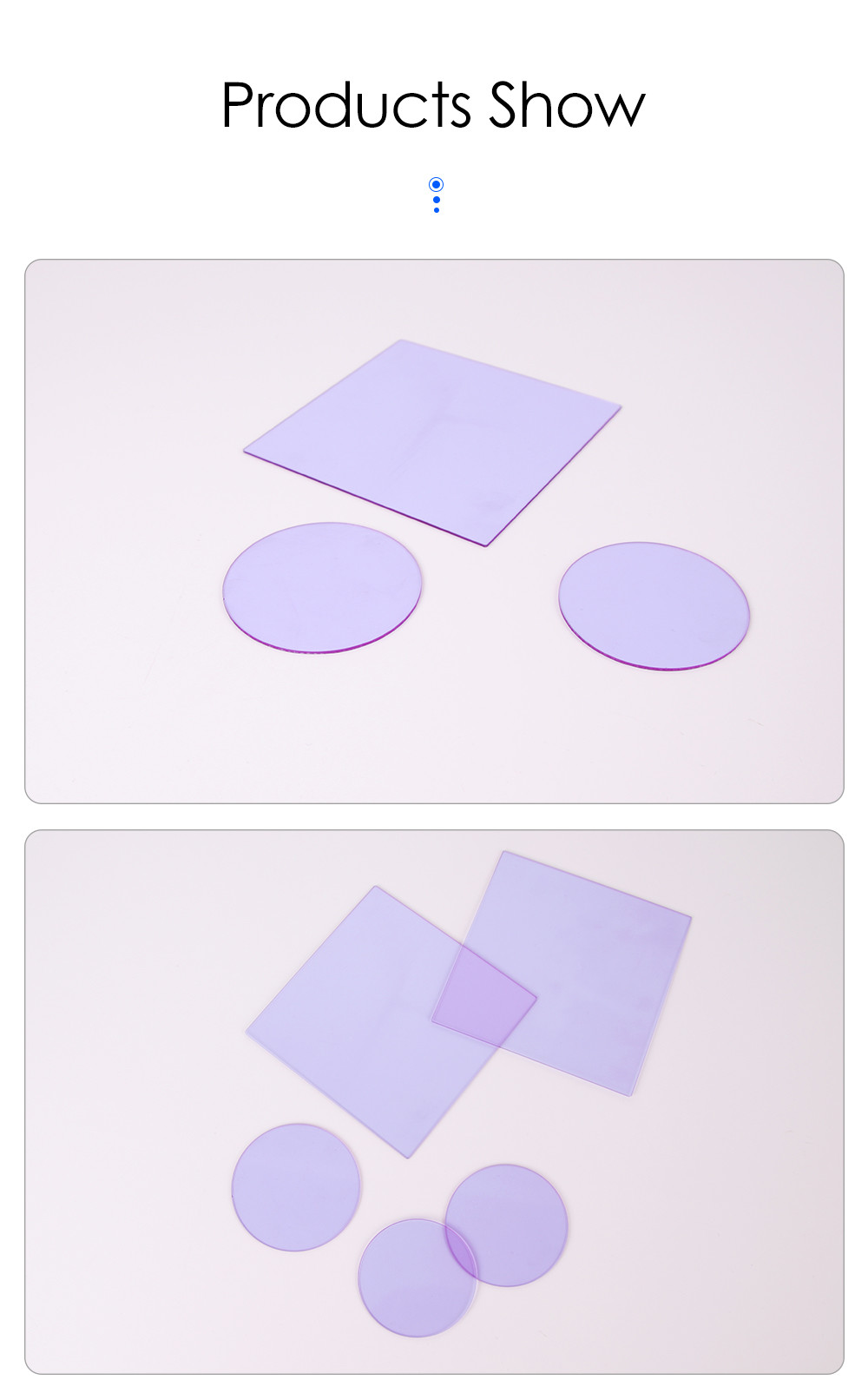 Double Sided Anti-Reflection Coating Customize Didymium Glass PNB586 BG20