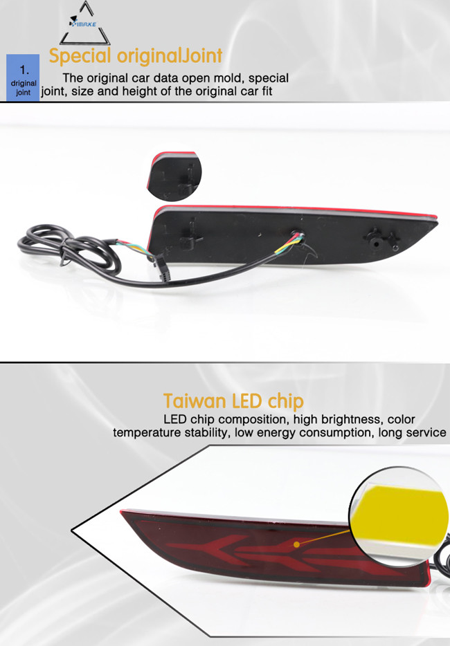 Car Bumper Tail Lights For Toyota Avalon Taillight Car Accessories LED Rbl