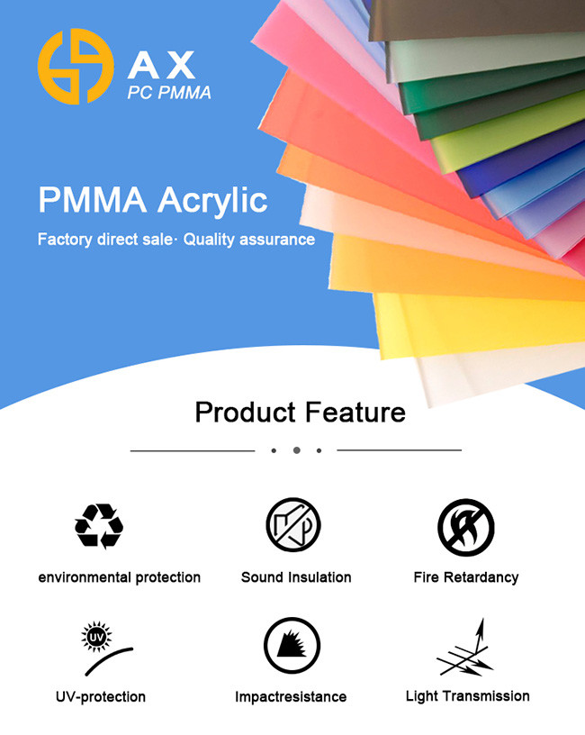 Flexible 1220*2440mm 8mm Gold Mirror Acrylic Sheet