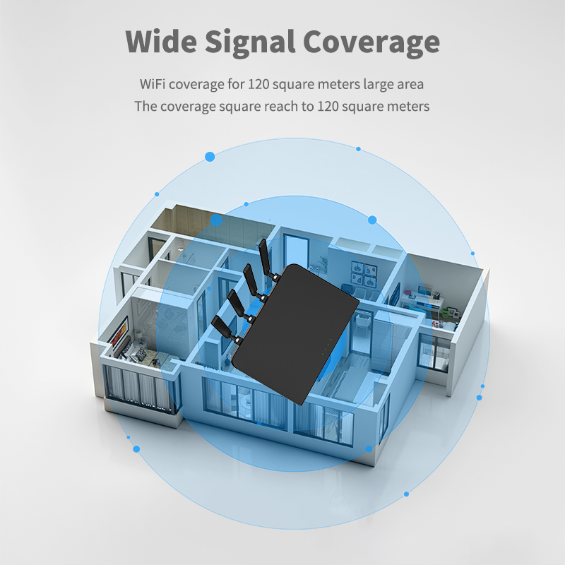 Long Range and 50 Ohm SMA Connector Rubber Omni Wifi Antenna for 360 Degree Coverage