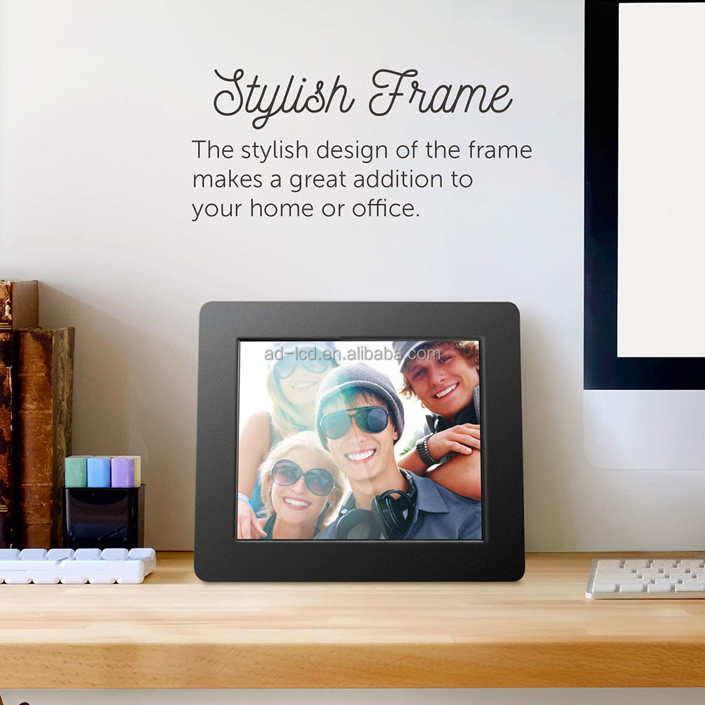 1280*800 Wifi LCD Screen 10 Inch Digital Photo FrameMedia Player For Indoor Desktop Display