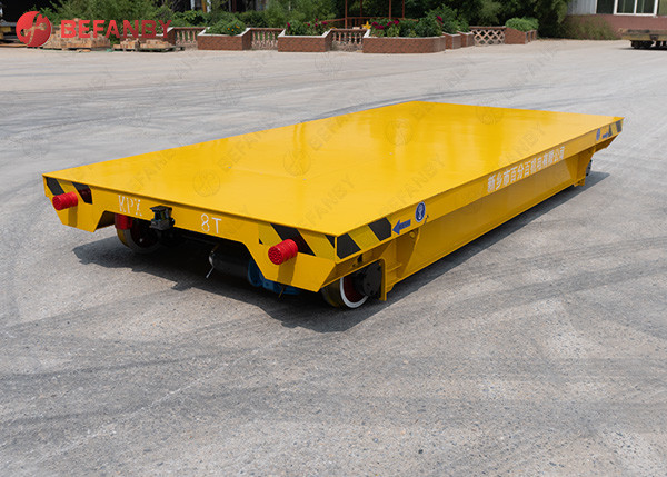 Buy cheap Steel Factory Battery Traverser Transfer Cart With Rail product