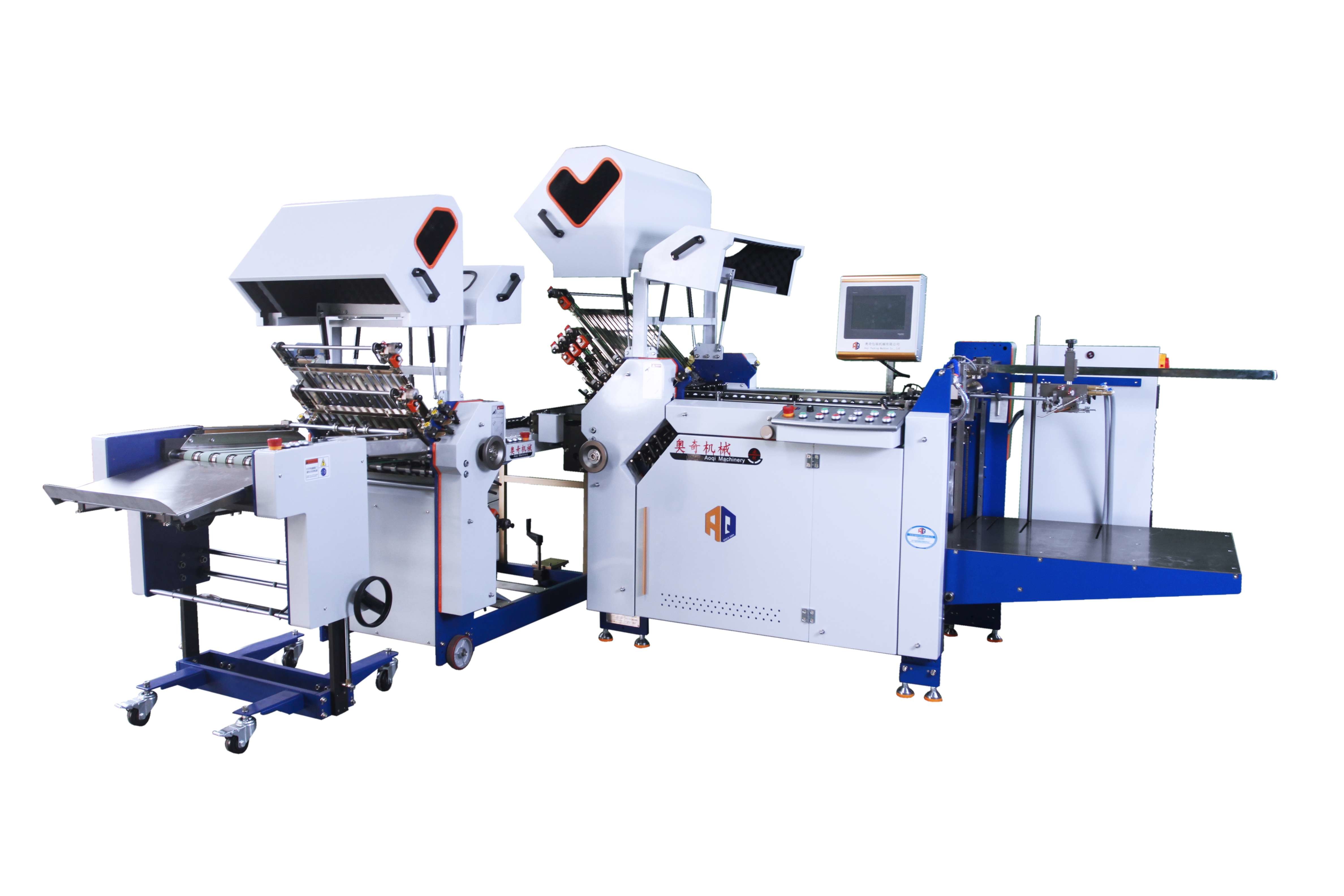 Industrial Wide-Format Paper Leaflet Folding Machine With Cross Fold Unit For Inserting Use