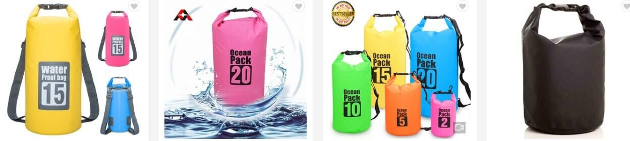 500D Roll Top Waterproof Backpack 30L Ocean Pack Dry Bag 20l For Kayak / Swim
