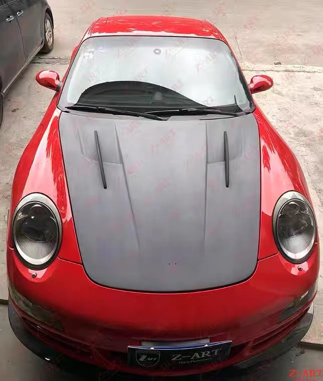 New Product Carbon Fiber Hood for Porsche 911 997 911 997 Carbon Fiber Engine Hatch GT3 Style