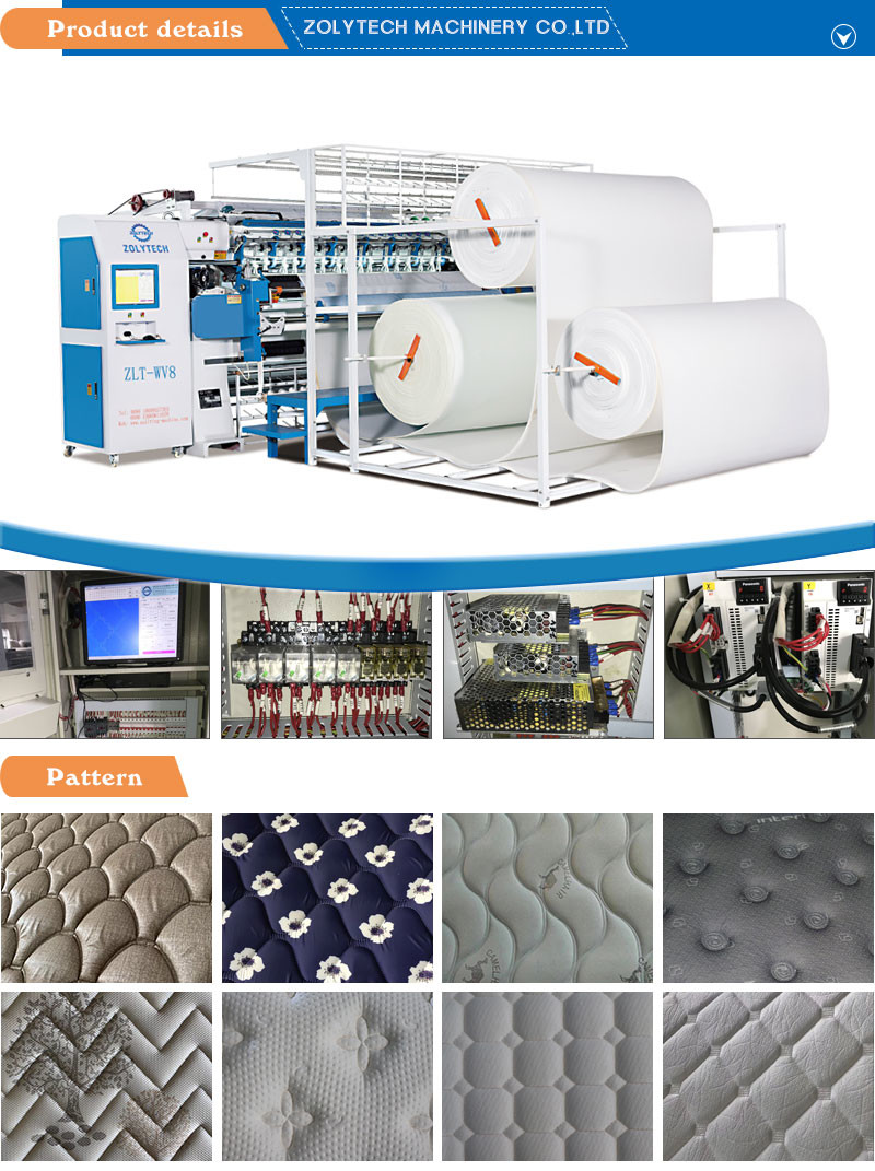 380V/220V Mattress Sewing Machine Fabric Quilting Machine For Mattress Production