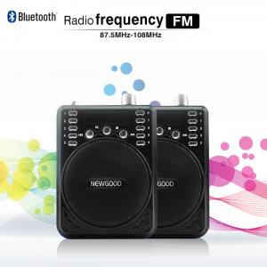 Buy cheap NEWGOOD Bluetooth Voice Amplifier Speaker with Wireless Headset Microphone FM Radio MP3 Player Recorder product