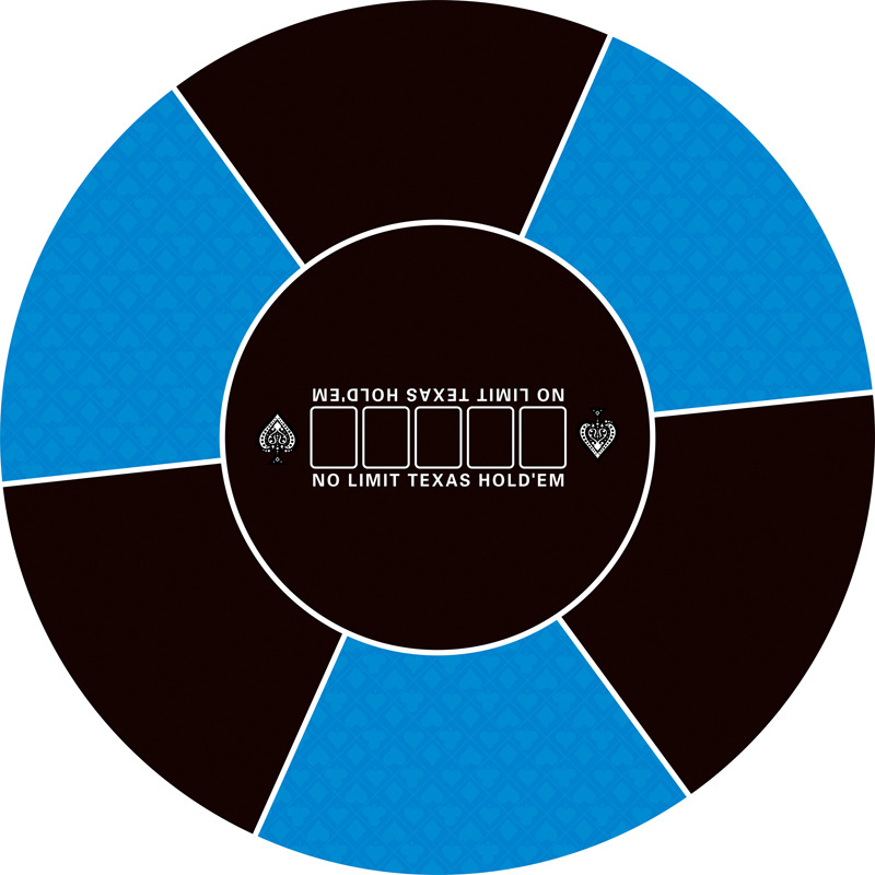 Minglu CPM-005 Poker mat round Rubber Gambling table Mat