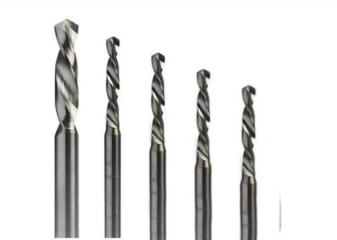 Round Shank 8mm Left Hand Carbide Drill Bits For Steel