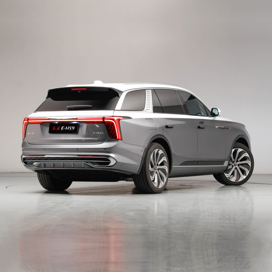 Max Speed 200 Km/h 4 6 7 Seater Electric Car with Durable Lithium Battery and Left Steering Hongqi E-hs9