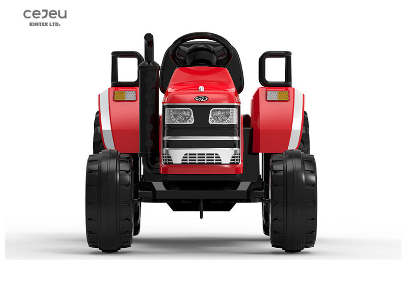 Led Light Childs Plastic Ride On Tractor 135*76*81CM 2.4G RC