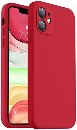 Compatible with iPhone 11 Case, Upgraded Liquid Silicone with [Square Edges] [Soft Anti-Scratch Microfiber Lining]