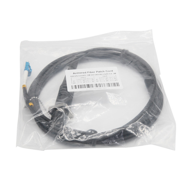 ODC Female LC/UPC Waterproof Connector Outdoor Armored Fiber Optic Armored Cable